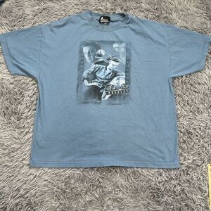 Graceland Elvis Presley Blue Short Sleeve T Shirt Crewneck Size 2XL